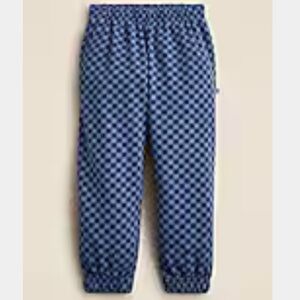 J. Crew KID by Crewcuts garment-dyed sweatpant in checkerboard print boys 12 NEW